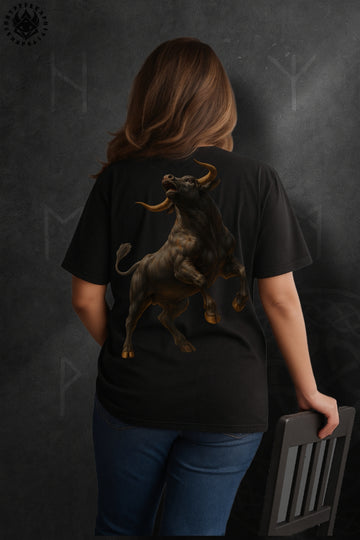 DOLK Oversized Bull Unisex Tee - Fury of Strength