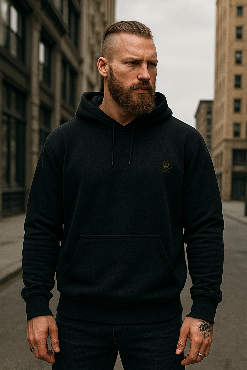 DOLK EMBLEM BACKPRINT 330GSM Hoodie
