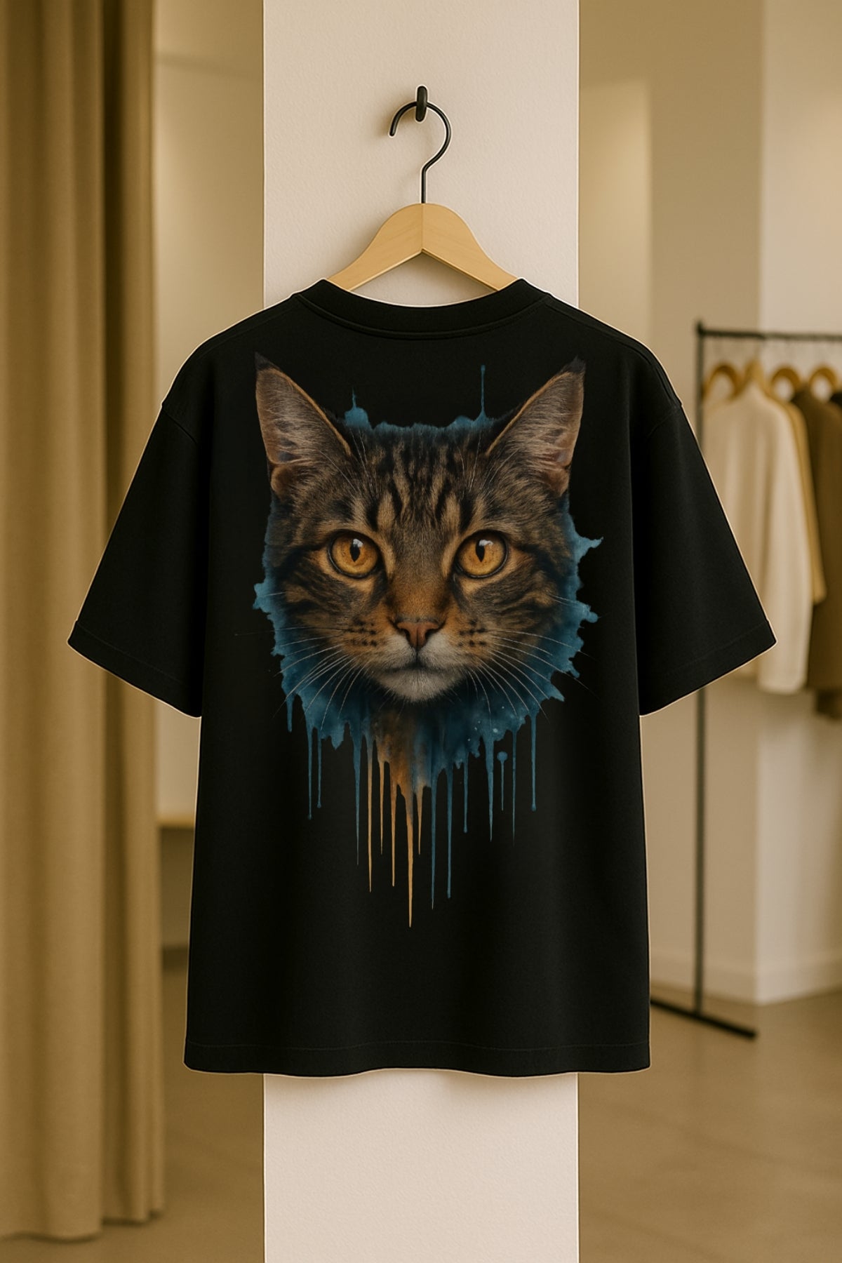 DOLK Oversized Cat Unisex Tee - Cat Spirit