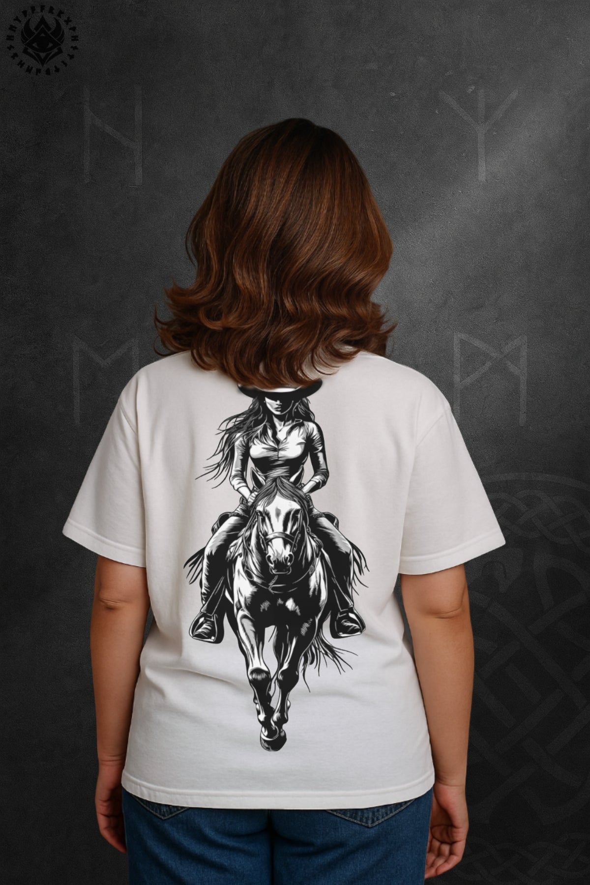 DOLK Oversized Cowgirl Unisex Tee - Spirit of the West