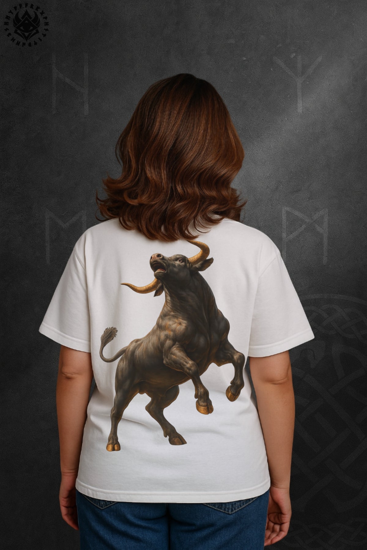 DOLK Oversized Bull Unisex Tee - Fury of Strength