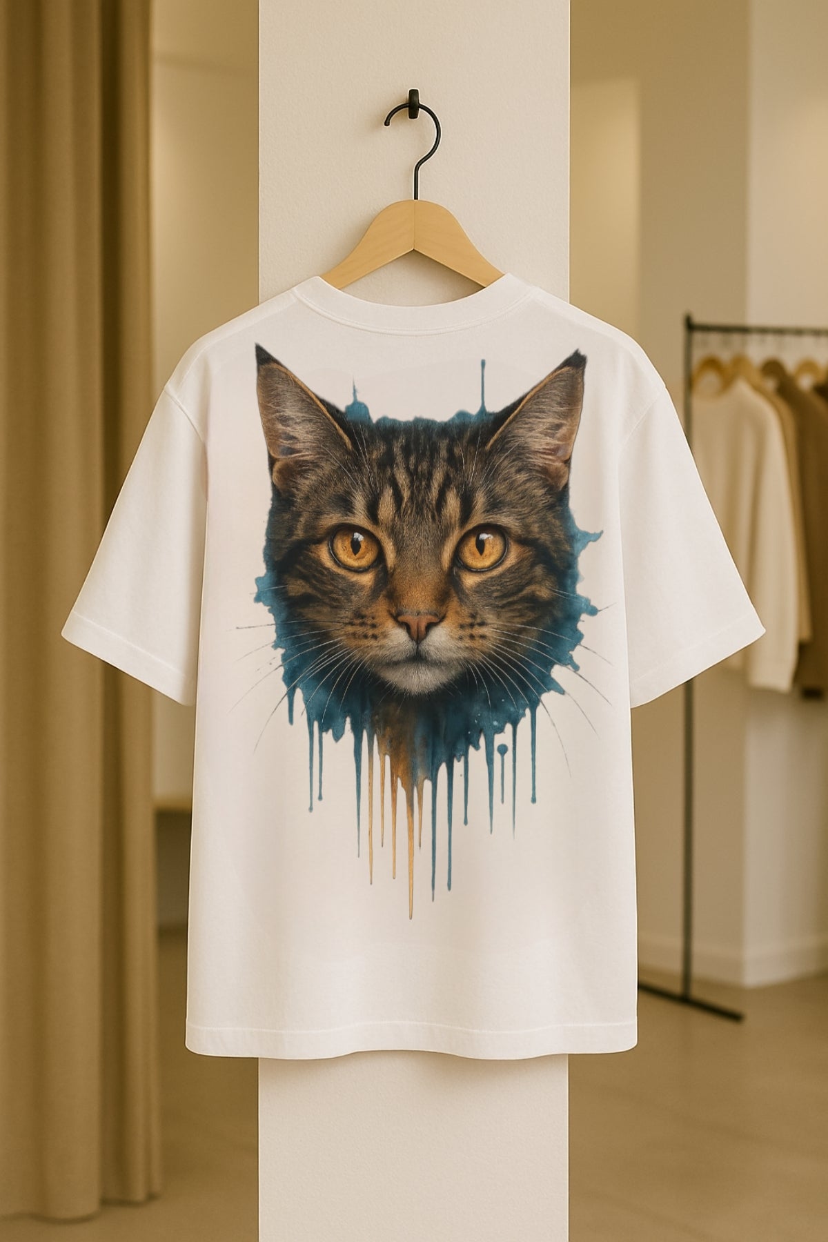 DOLK Oversized Cat Unisex Tee - Cat Spirit
