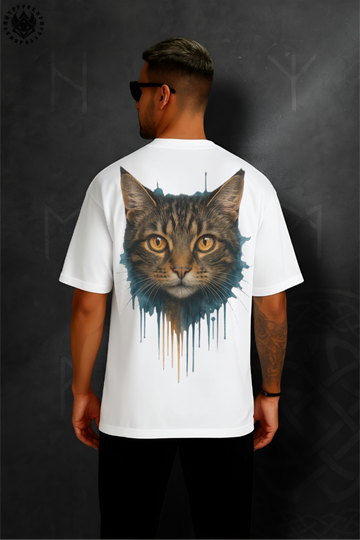 DOLK Oversized Cat Unisex Tee - Cat Spirit