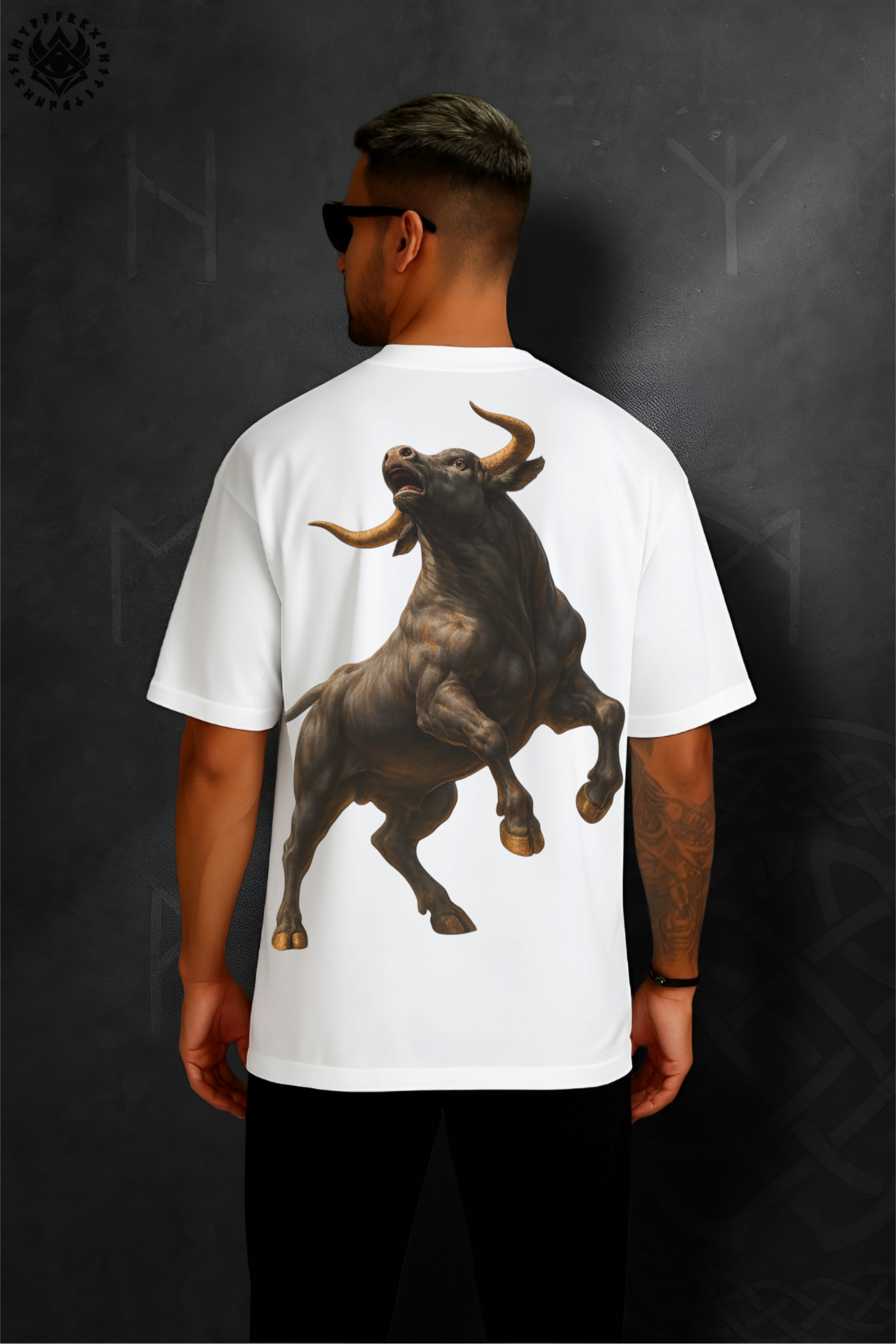 DOLK Oversized Bull Unisex Tee - Fury of Strength