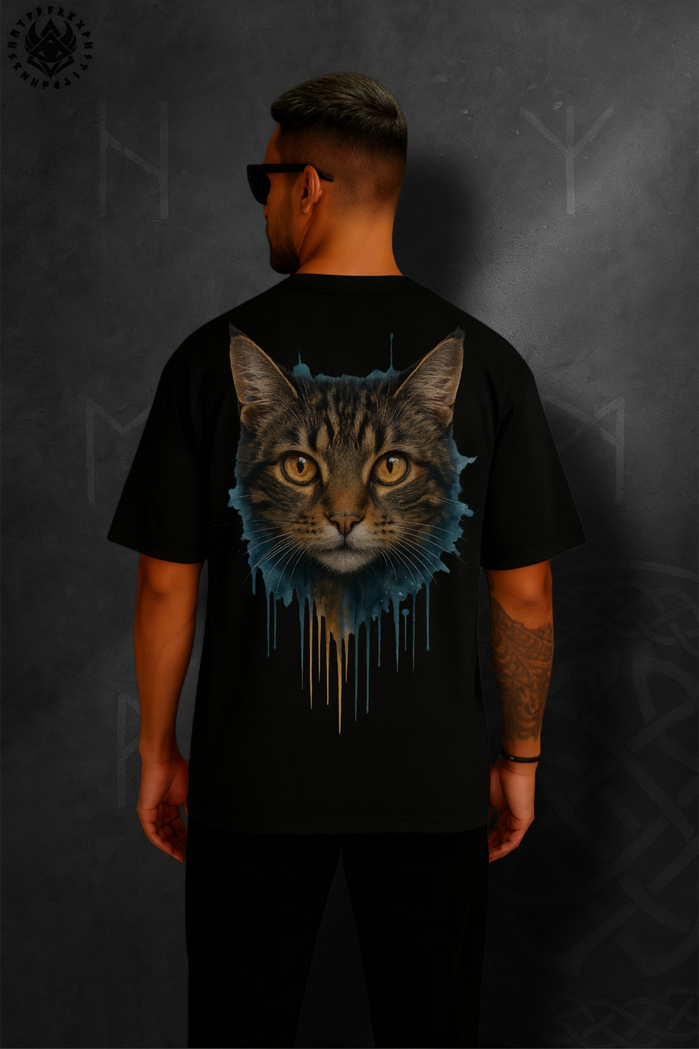 DOLK Oversized Cat Unisex Tee - Cat Spirit