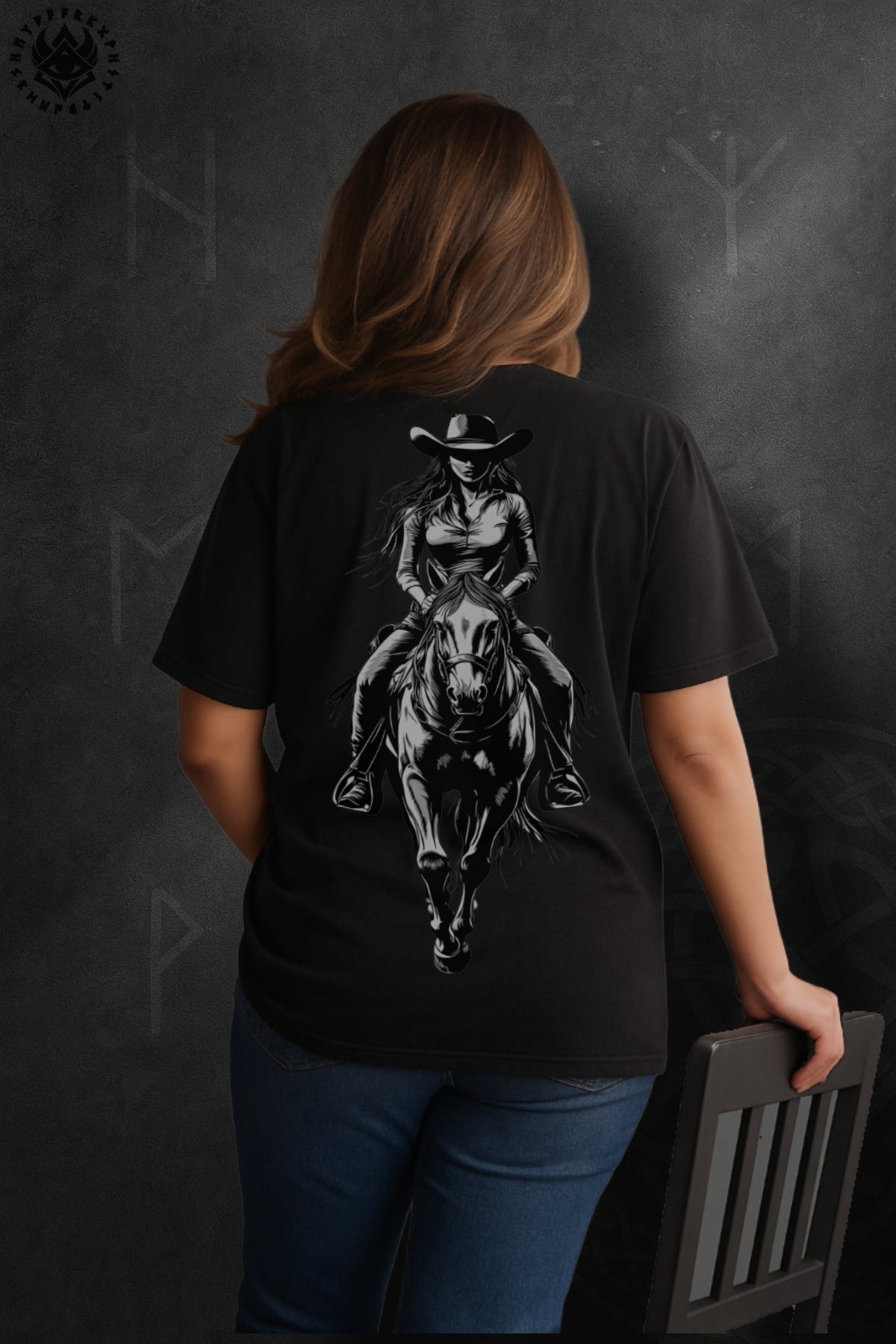 DOLK Oversized Cowgirl Unisex Tee - Spirit of the West