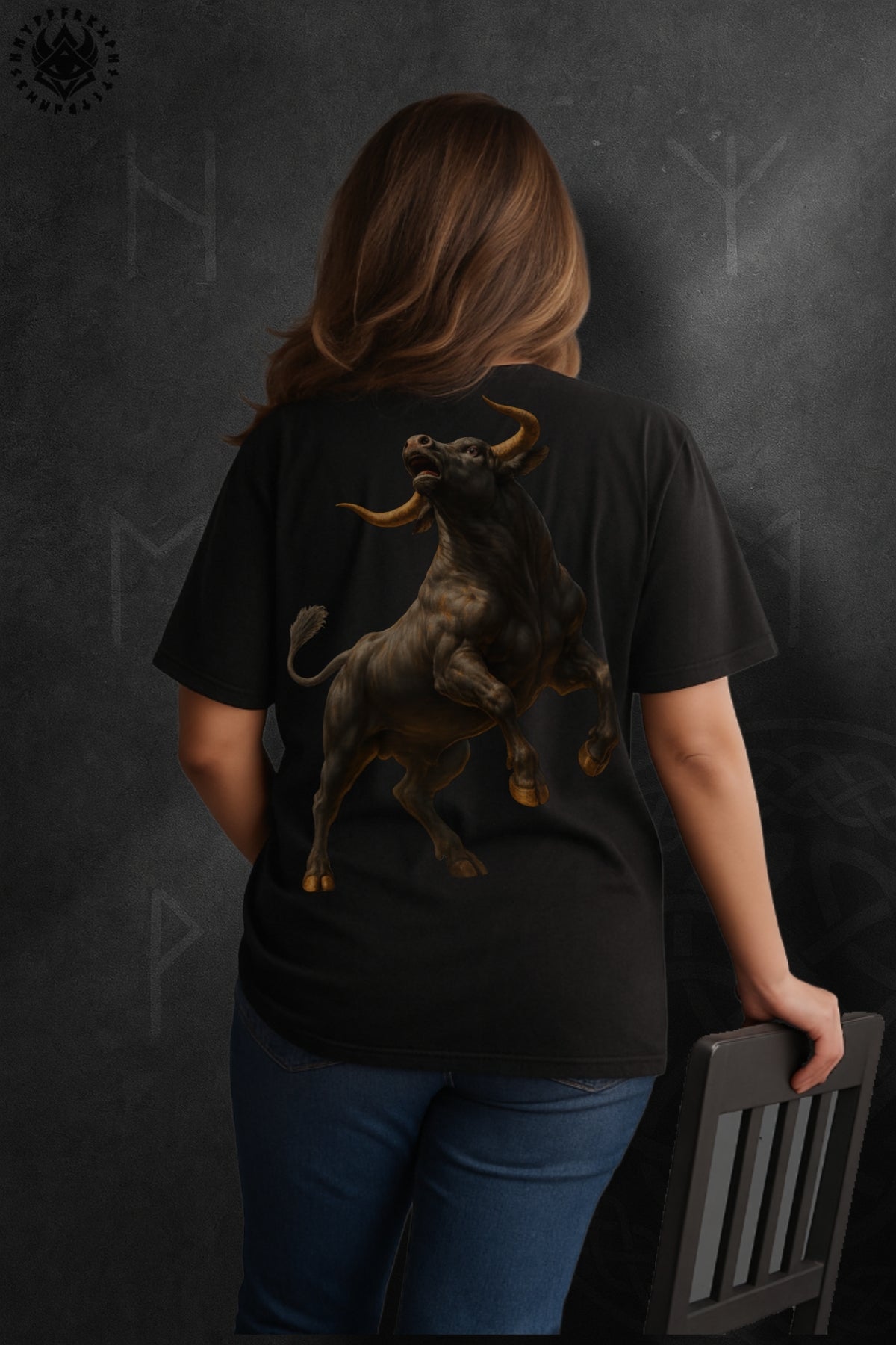 DOLK Oversized Bull Unisex Tee - Fury of Strength