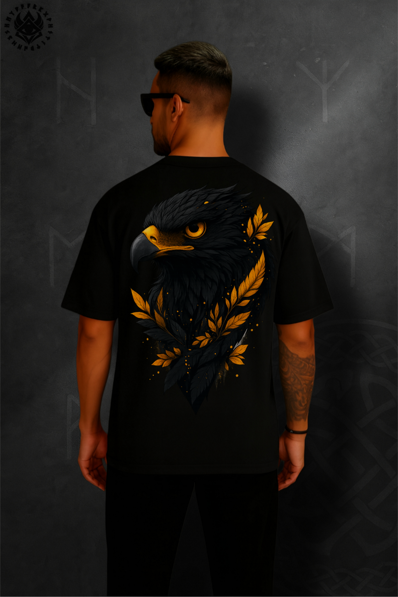 DOLK Oversized Eagle Unisex Tee - Royal Spirit