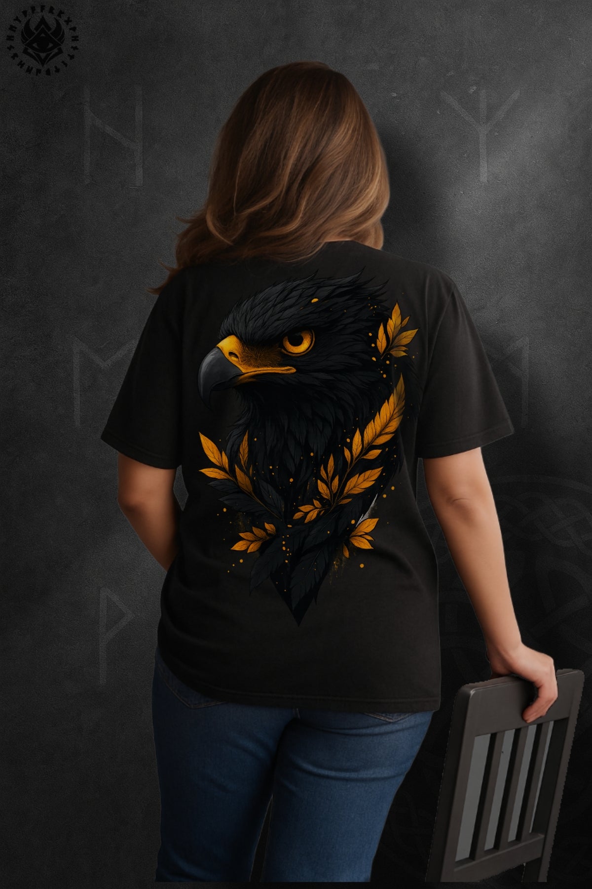 DOLK Oversized Eagle Unisex Tee - Royal Spirit