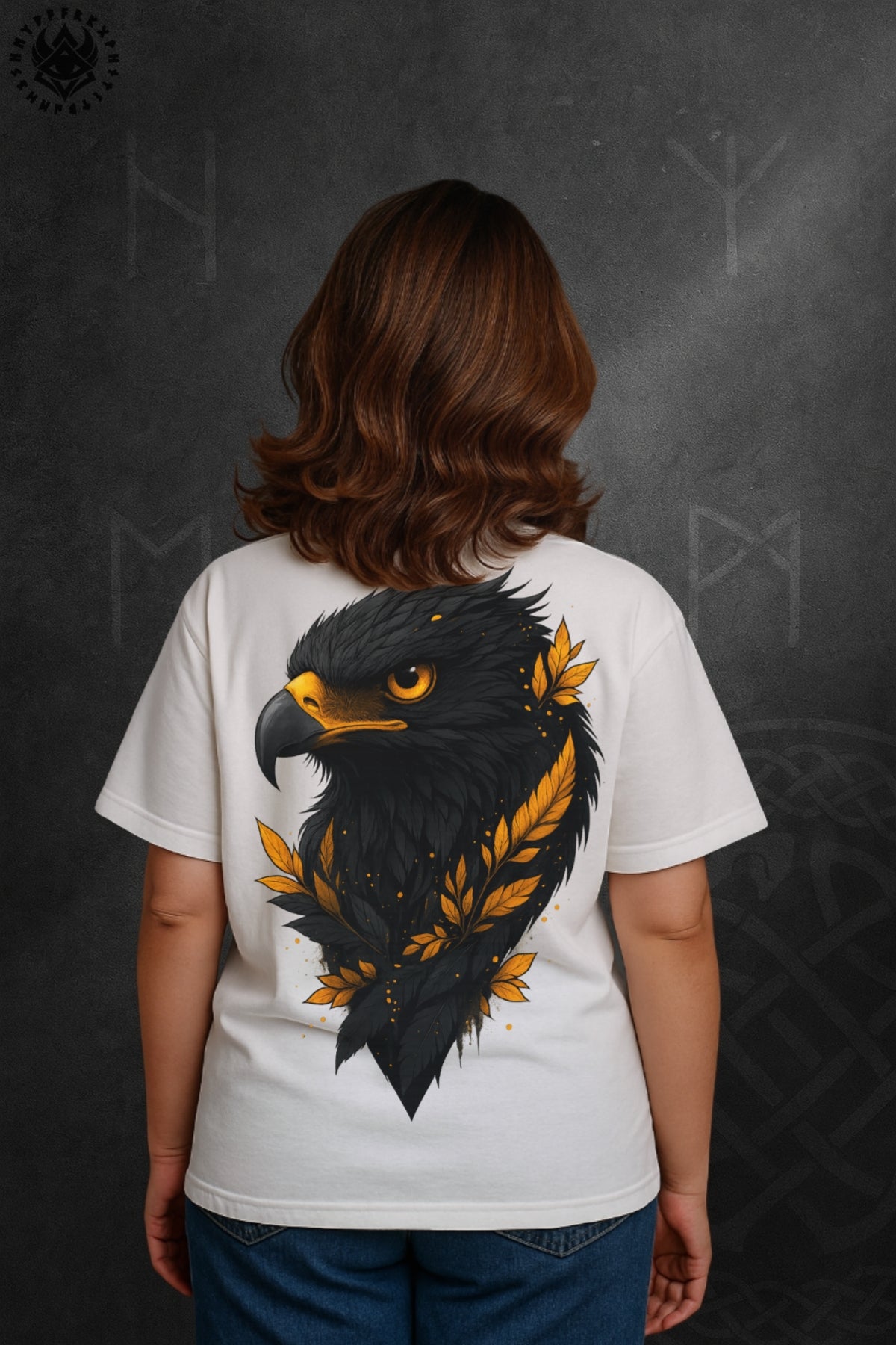 DOLK Oversized Eagle Unisex Tee - Royal Spirit