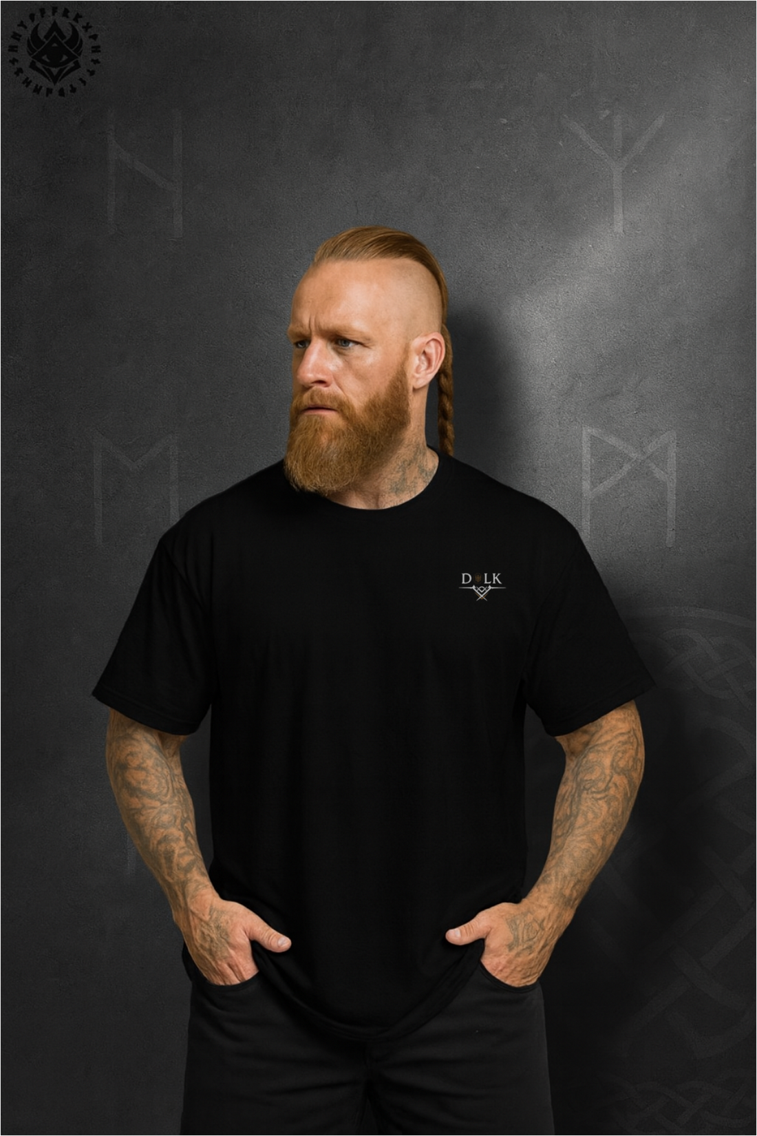 DOLK Oversized VIKING Unisex Tee - Odin’s Wrath