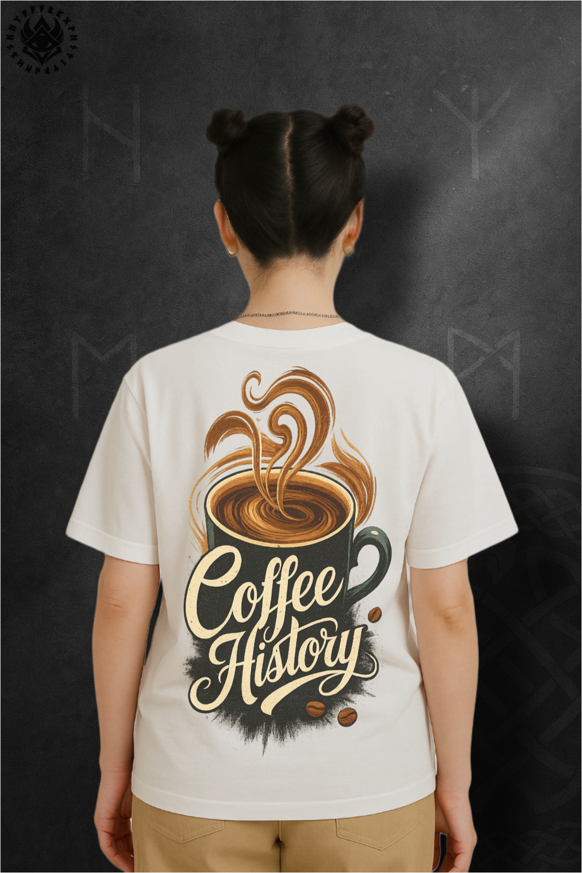 Dolk Oversized Daily Grind Unisex Tee-Coffee vs Mocha