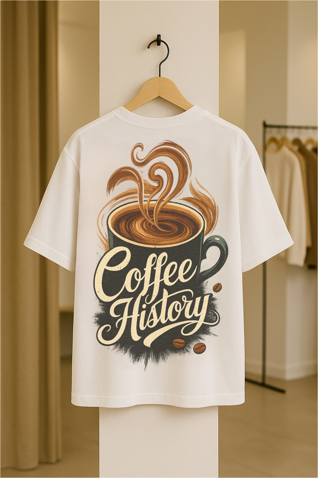 Dolk Oversized Daily Grind Unisex Tee-Coffee vs Mocha