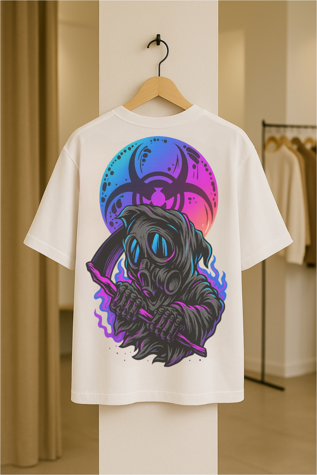 Dolk Oversized Drum & Dance Unisex Tee – Toxic Reaper