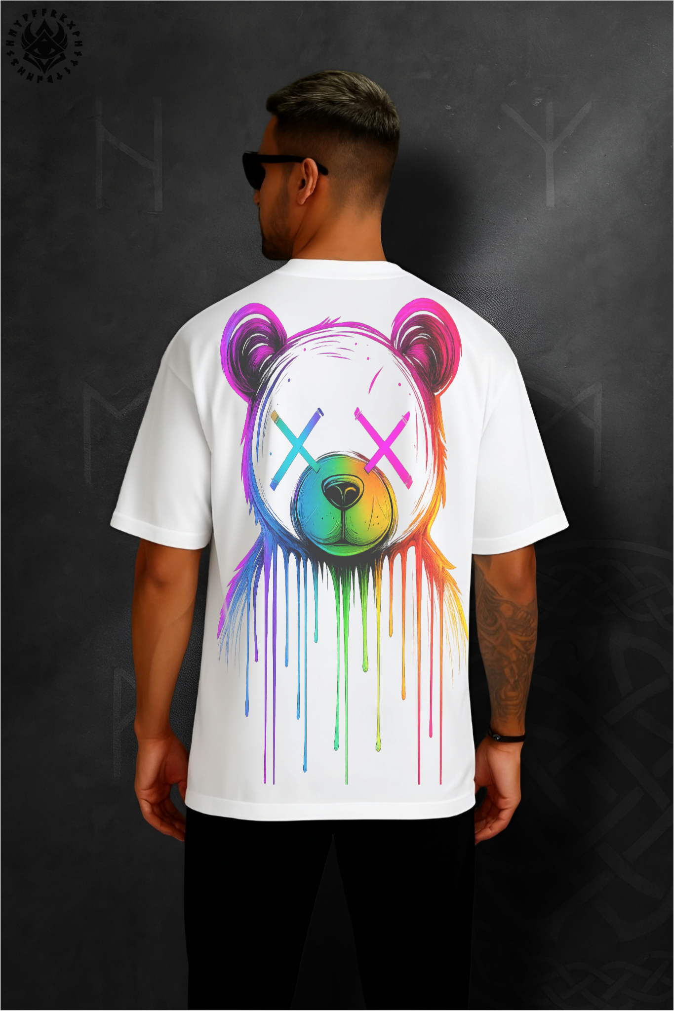 Dolk Oversized Drum & Dance Unisex Tee – Neon Panda