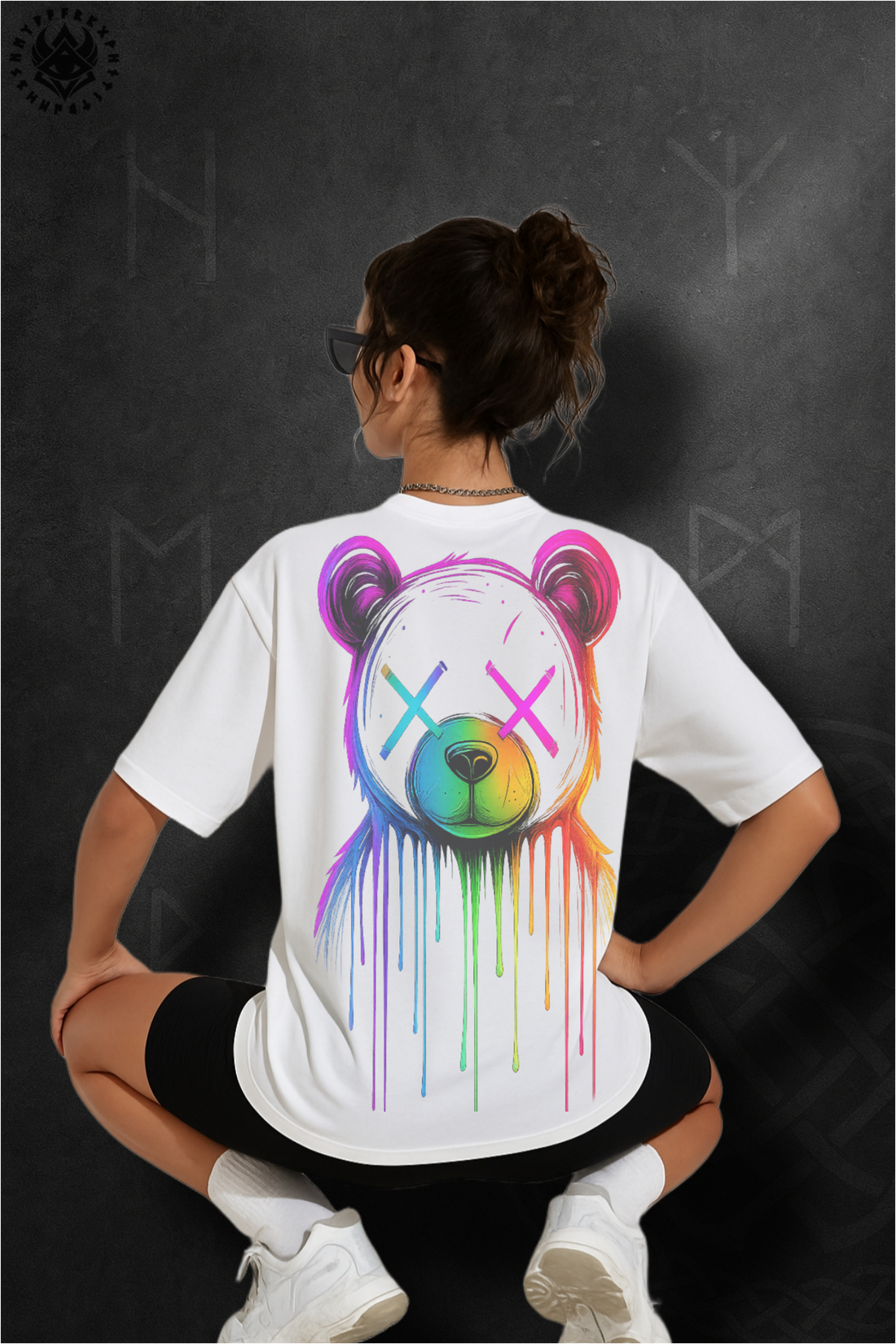 Dolk Oversized Drum & Dance Unisex Tee – Neon Panda