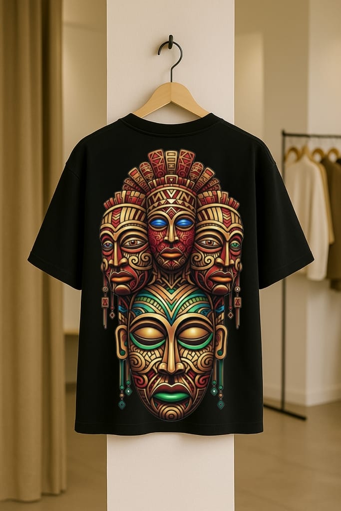 TRIBAL ASCEND Dolk Oversized Unisex T Shirt
