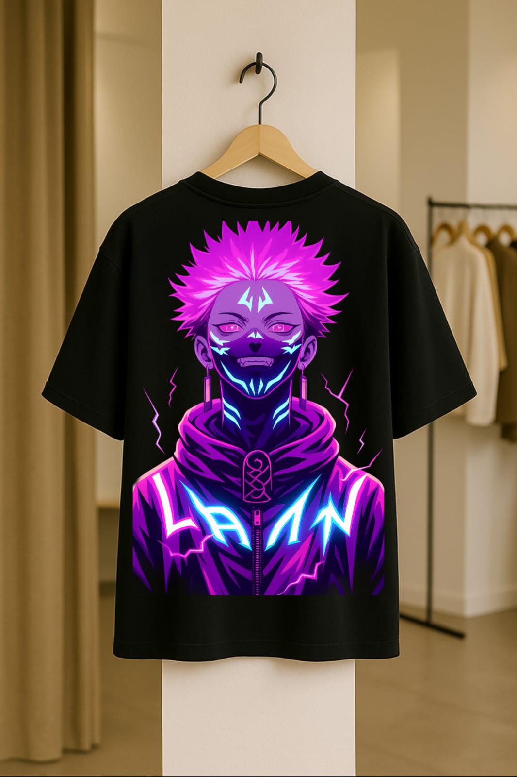 NEON CURSE Dolk Oversized Unisex T-shirt