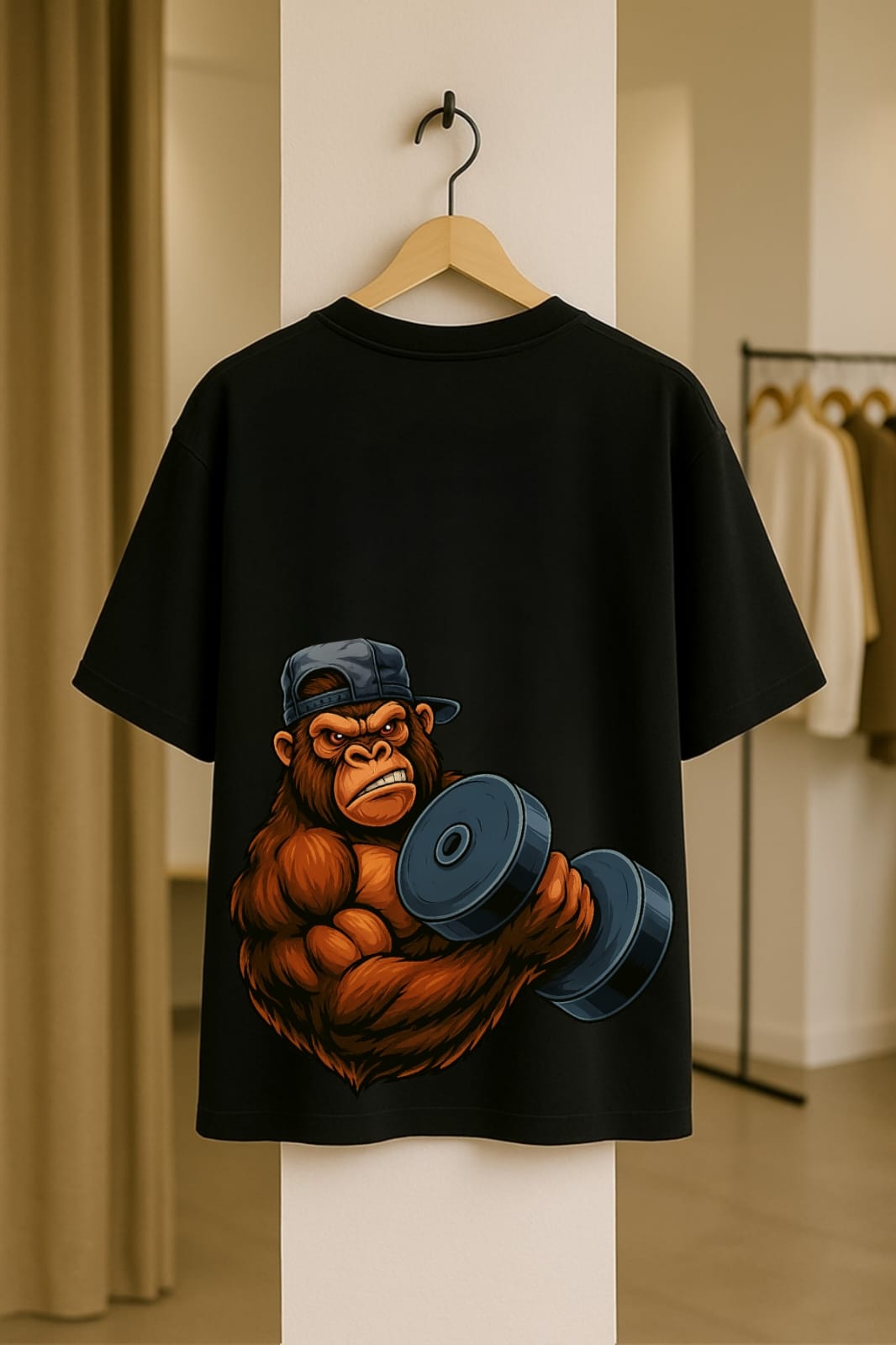 Alpha Ape Strenght Dolk Oversized Unisex T-shirt
