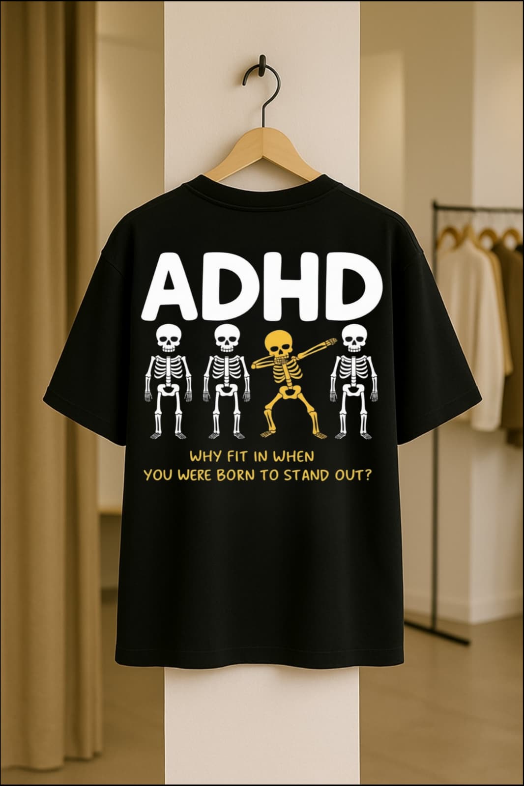 Born To Stand Out Dolk Oversized Unisex T-shirt