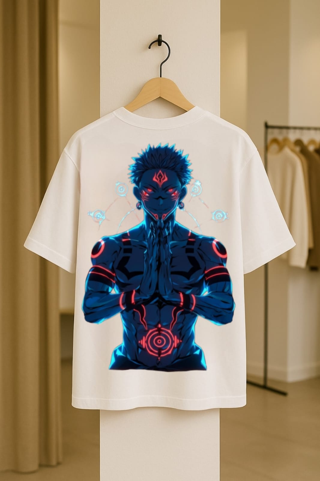 Neon Ascension Dolk Oversized Unisex T shirt