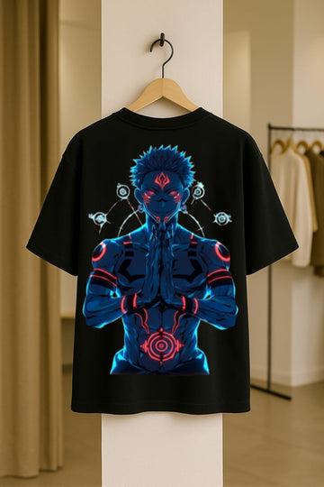 Neon Ascension Dolk Oversized Unisex T shirt