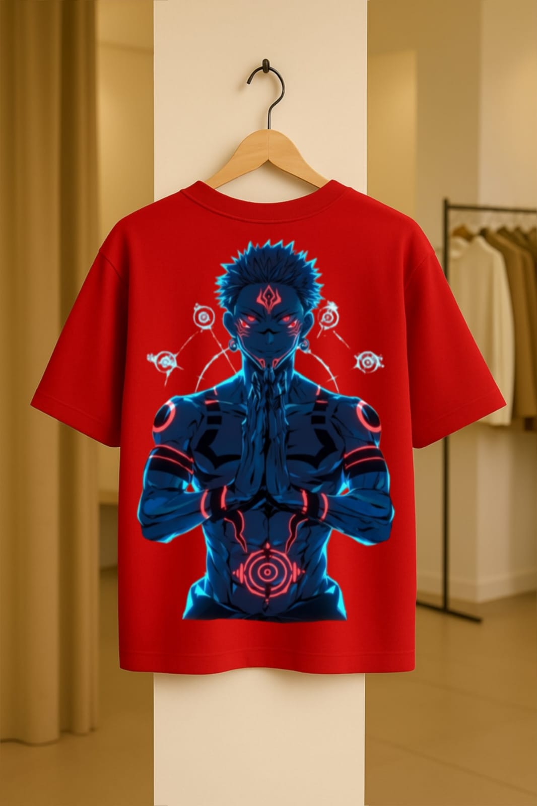 Neon Ascension Dolk Oversized Unisex T shirt