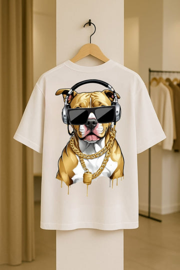 Bulldog Beats Dolk Oversized Unisex T shirt