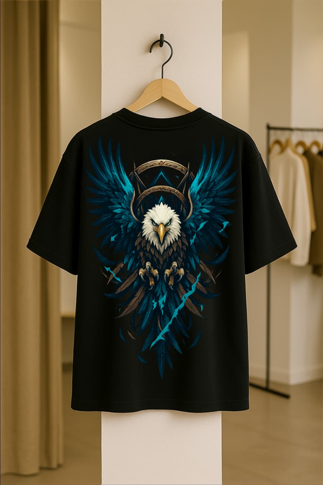 Blue Eagle Animal Lovers Dolk Oversized Unisex T-Shirt