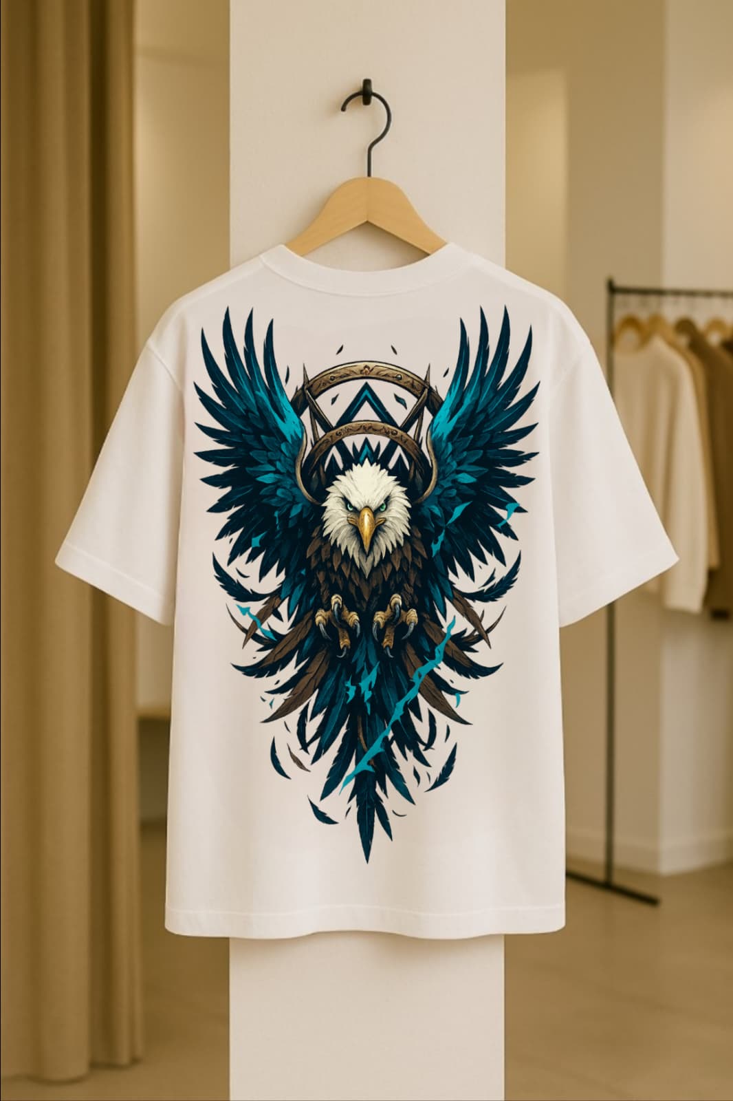 Blue Eagle Animal Lovers Dolk Oversized Unisex T-Shirt