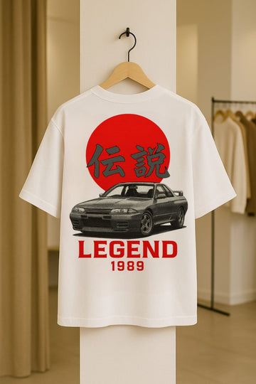 Legend R32 Skyline GTR Dolk Oversized Car Culture Unisex T-Shirt