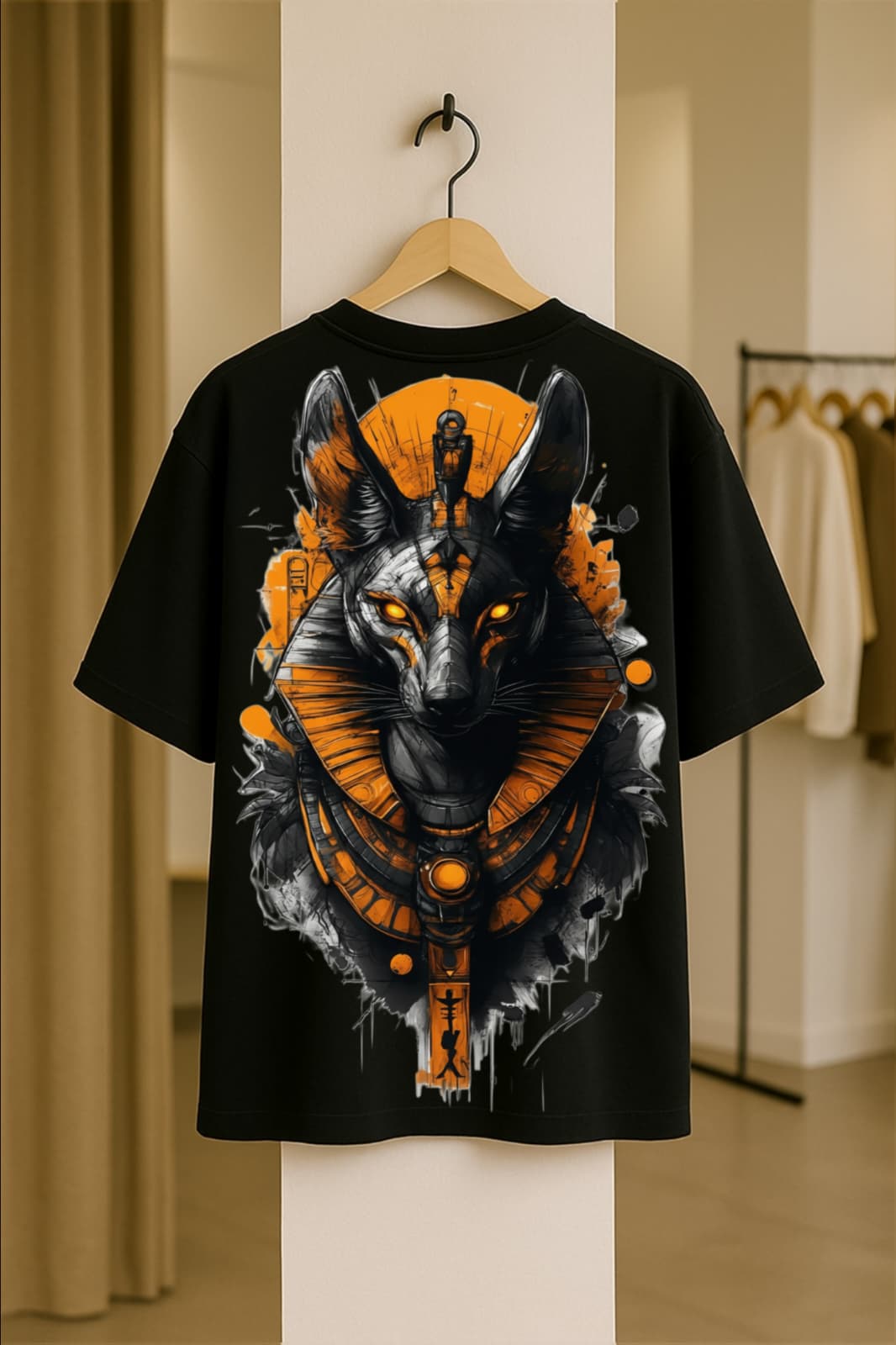 Ancient Cat Dolk Oversized Animal Lovers Unisex T-Shirt