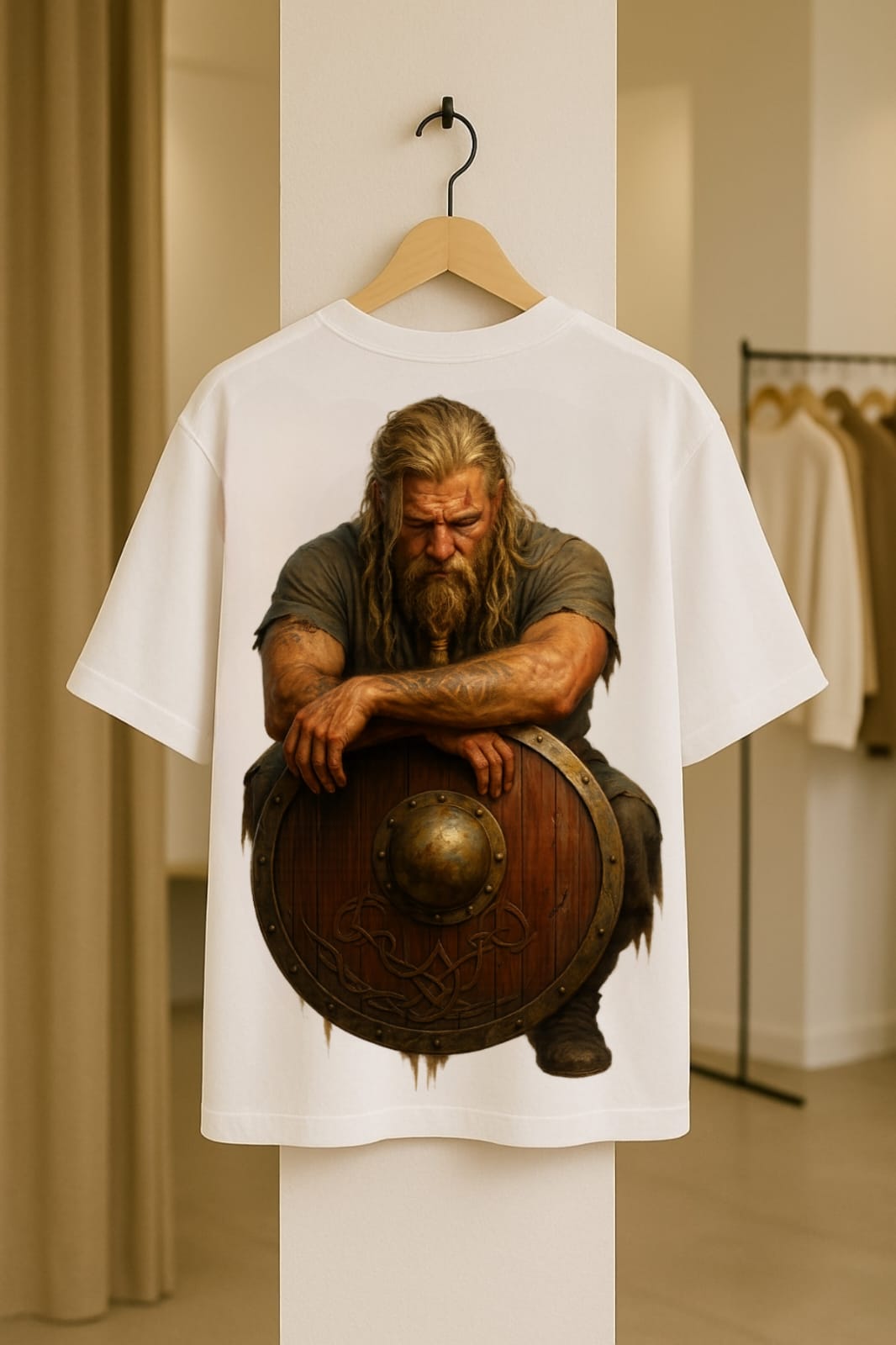 Shieldbreaker Dolk Oversized Viking Unisex T-Shirt